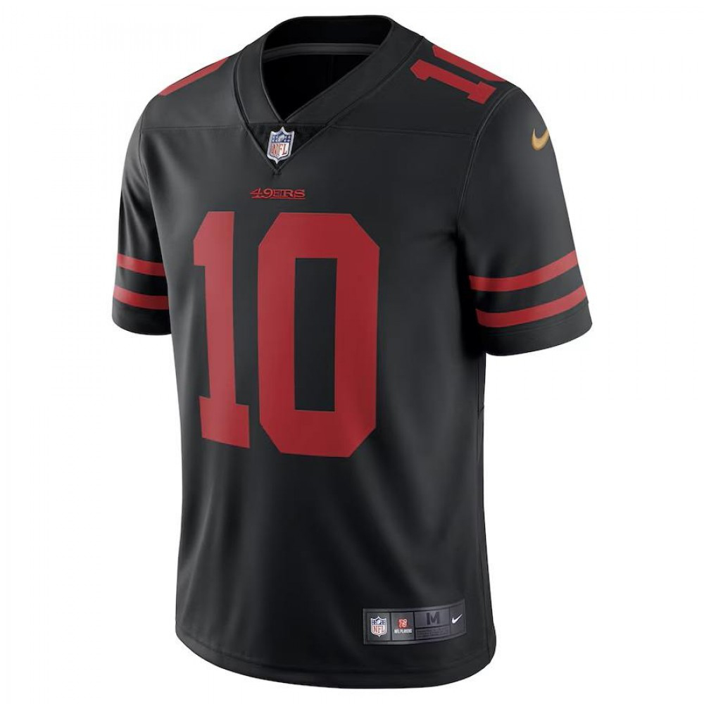 Jimmy Garoppolo San Francisco 49ers Nike Vapor Limited Jersey - Black-GridironStore